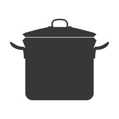 Kitchen dishware isolated flat icon, vector illustration graphic.