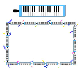 鍵盤ハーモニカ　フレーム