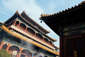 Fototapeten Der Konfuzius-Tempel in Peking ist nach dem in Konfuzius& 39  Heimatstadt Qufu der zweitgrößte Konfuzius-Tempel in China. © fazon