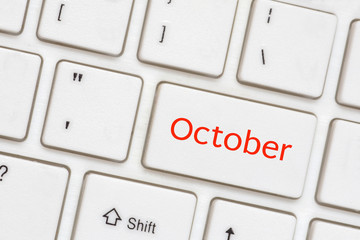 Computer key - October