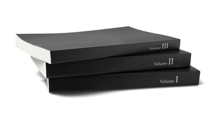 Three Black Cover Books