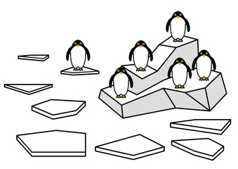 流氷とペンギン © amanemark