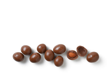 chocolate with almonds