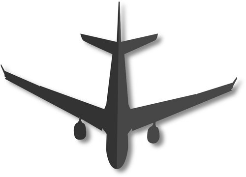 Flugzeug. Piktogramm. Vektor