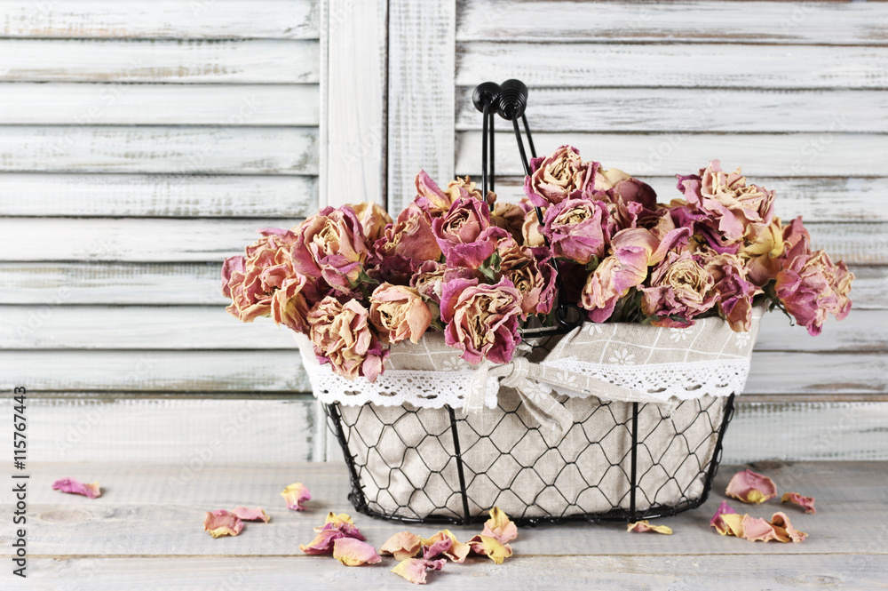 Wall mural Shabby chic still life