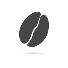 Coffee bean icon - Vector