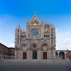 Fototapeta premium Cattedrale di Santa Maria Assunta in Siena, Tuscany, Italy.