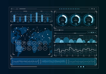 Human user display . Mixed media