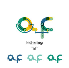 Alphabet letter font logo business icon