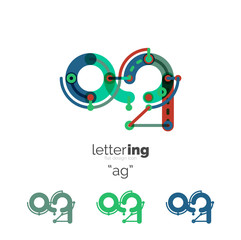 Alphabet letter font logo business icon