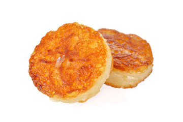 Thai pancake or Ba-Bin on white background