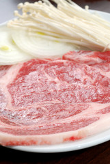 Beef sliced korean bbq