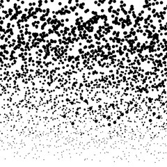 White background with black dots