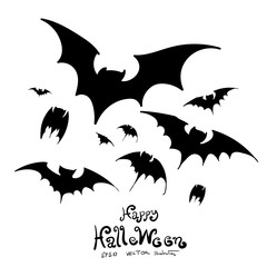 Happy Halloween Vector illustration ghost eps10