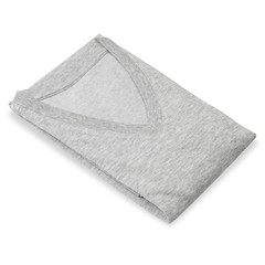 Grey T-shirt isolated on White Background