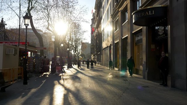 Barcelona street.