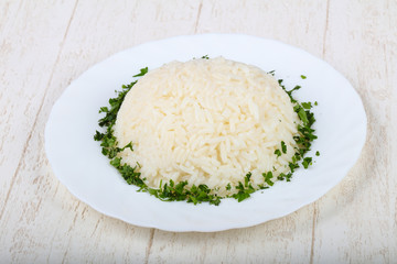 Steamed rice