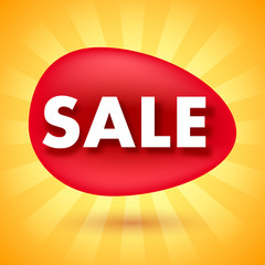 Sale offer poster banner vector illustration.