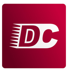 DC Two letter composition for initial, logo or signature