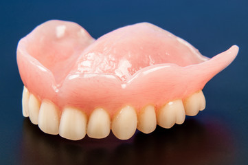 denture in close up