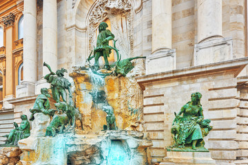 Matthias Fountain-is a monumental fountain group in the western