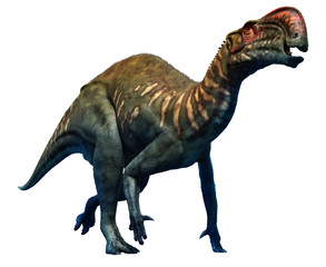 Fototapeta premium Altirhinus from the Cretaceous era 3D illustration
