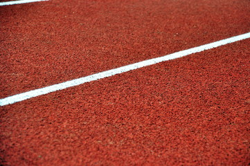 Weitenmarkierung im Stadion
