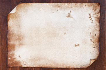 old papers texture on wooden background