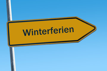 Schild 65 - Winterferien