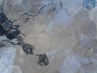 Frosted glass table top