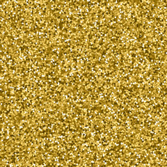 Gold glitter texture. Vector illustration.