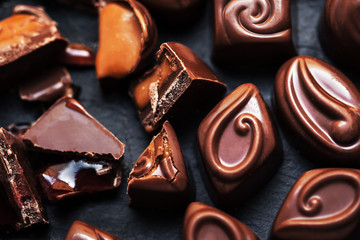 Chocolate Candy Sweet Wallpaper in high resolution. Dark chocola