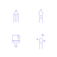 Vector graphics designer tool icon