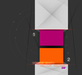 Colors square shape vector concepts abstract background