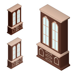 Luxury wooden sideboard