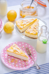lemon cheesecake, summer freshness