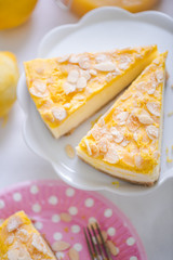 refreshing lemon cheesecake with mascarpone