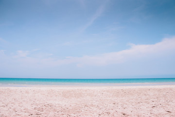View of beautiful tropical sea and sky.