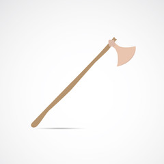 Axe with long stick