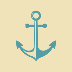 Anchor vector icon