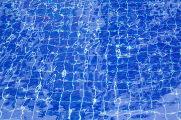 water in swimming pool texture