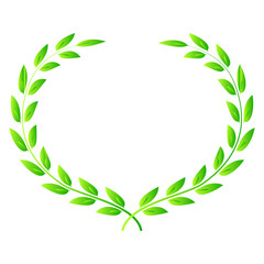 Laurel wreath Icon Vector