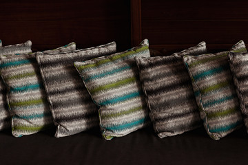 Decorative pillow natural Fabric. Balinese style
