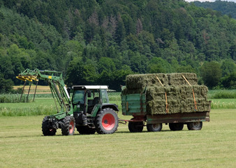 Traktor mit Anhänger © Otto Durst