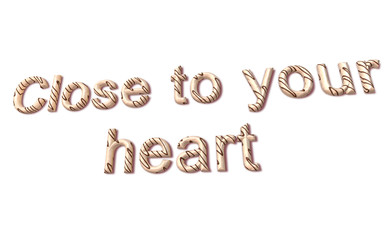 Close to your heart 3D con texture e colori vari
