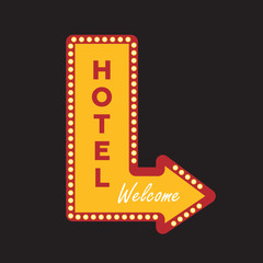 Hotel banner vector illustration eps 10