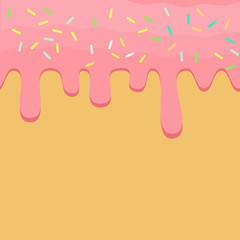 Flowing Ice Cream, Seamless food background