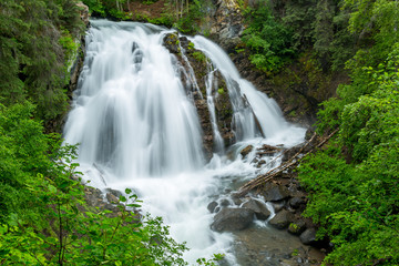 Fototapeta na wymiar Barbara Falls in Alaska