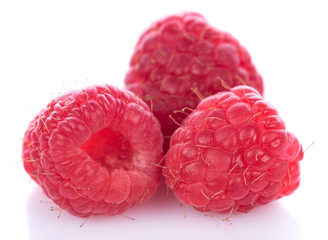 Tasty fresh rapberries