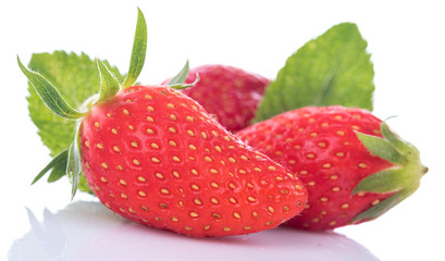 Tasty fresh strawberries